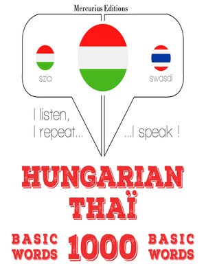 cover image of Magyar--Thaï
